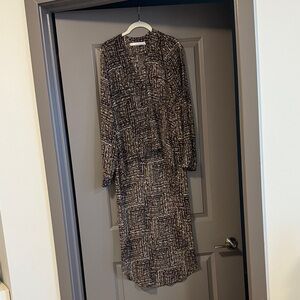 Stillwater Women's Floral Blouse - Black and Pink